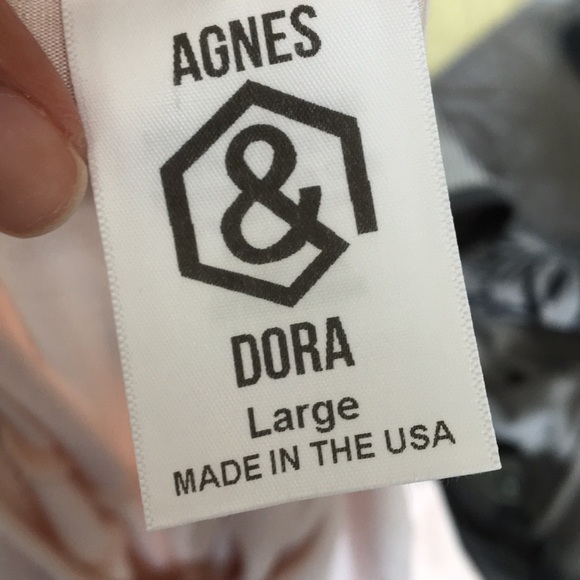 Agnes & Dora Light Pink Tunic with Ruffle Hem - Picture 5 of 6